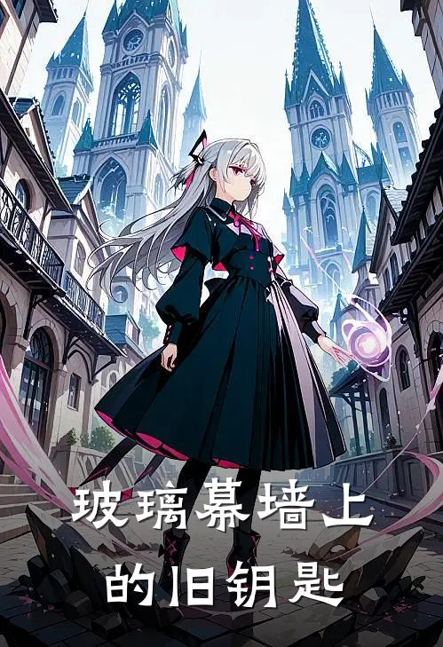 玻璃幕墙上的旧钥匙